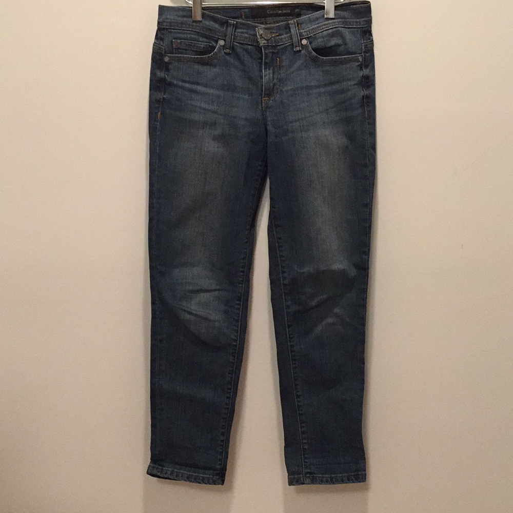 Calvin Klein Skinny Cropped Fit Stretch Jeans